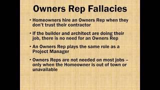 Episode 6 – OWNERS REP FALLACIES