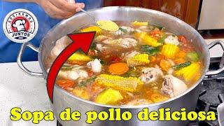 3 Secretos para que la sopa de pollo quede super deliciosa