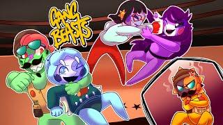 Gang Beasts - Eclipse RAGE QUITS ft. Lunar, Ballora, and Monty!