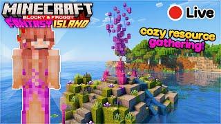 cozy resource gathering on Fantasy Island! | Fantasy Island Livestream 01