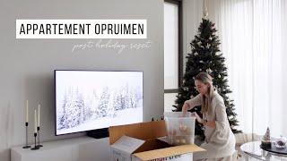 APPARTEMENT OPRUIMEN/SCHOONMAKEN NA FEESTDAGEN | Julia Verbij