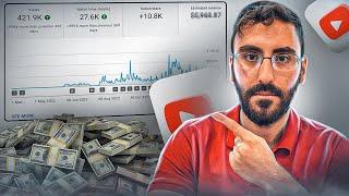 YouTube Paid me THIS MUCH for 10,000 Subscribers (how much i made in my first year on youtube)