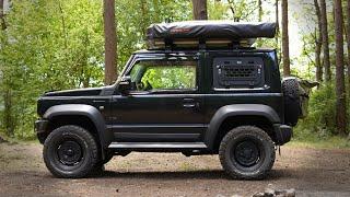Woodland Escape in my Suzuki Jimny Camper | iKamper Mini Roof Tent, Campfire, Field-Testing Gear