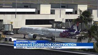 Runway construction begins at Daniel K Inouye International Airport