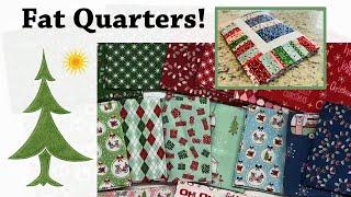 FAT QUARTER CHRISTMAS QUILT | Beginner Friendly Tutorial | Piano Key Border 