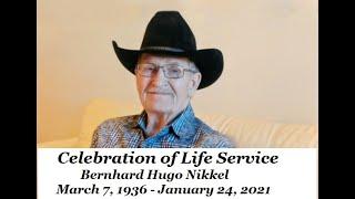 Celebration of Life Service for Bernie Nikkel