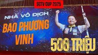 BAO PHƯƠNG VINH VƯỢT QUA TRẦN QUYẾT CHIẾN VÀ VÔ ĐỊCH TRONG CUỘC CHIẾN 500 TRIỆU ĐỒNG TẠI SCTV CUP!