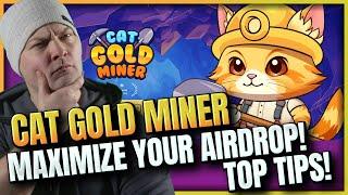 Cat Gold Miner   Maximize your AirDrop! Top Tips