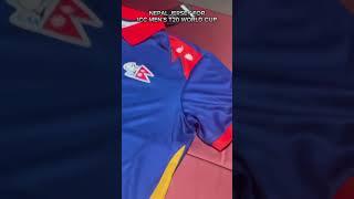 Nepal cricket team Jersey for ICC Men's T20 World Cup 2024️ #nepalcricket #nepaljersey