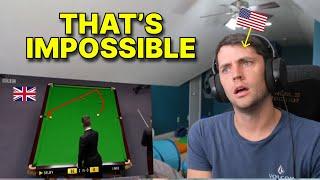 American reacts to Snooker Legend Mark Selby