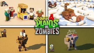 Part 4 of Plants vs Zombies Build in Minecraft ‍️