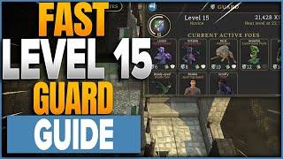 How To Level To 15 Guard Fast & Easy In Brighter Shores