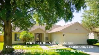 1908 Firethorn Ct, Brandon, FL Home Video Tour by Best Brandon Realtors Duncan Duo