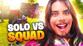 TESTEI SOLO VS SQUAD A NOVA CARAPINA TIGRE DOS DEUSES!!