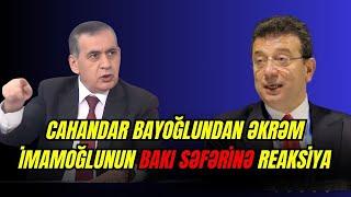 "Əkrəm İmamoğlu ilə Gəncənin İcra başçısı görüşməli idi" - Cahandar Bayoğlundan ŞOK SÖZLƏR