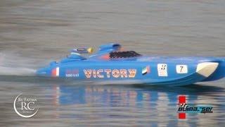 Testing the ViCTORY TEAM RC GASOLiNE BOAT