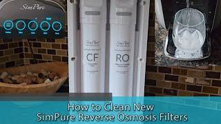 How To Clean Your New SimPure Reverse Osmosis Filters or Machine