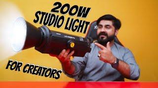 NiceFoto LED 2000B Pro 200W COB Daylight LED Video Light Unboxing | Professional Cinematic Lighting