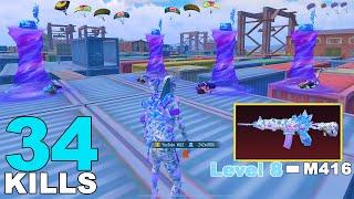 WOW!! I PLAYED with LEVEL-8 MUMMY M416 I SOLO vs SQUAD PUBG Mobile GAMEPLAY