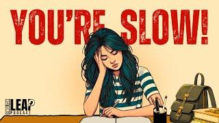 English Podcast For Learning English | How to STUDY so FAST that it feels ILLEGAL | English Leap