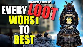 Every LOOT ranked from WORST to BEST! (Payday 2)