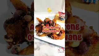 yuk bikin menu ayam pedas #ayamgoreng #bawangmerah #rawit #menusimple #masakdirumah