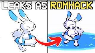 I Turned the Pokemon Leaks into a New ROM Hack