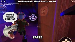 SB Movie: Shark Puppet plays Roblox Doors! (Part 1)