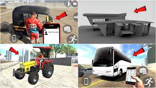 Auto Rickshaw + Car Showroom + Tractor Code  | All New Cheat Code in Indian bike driving 3d 2024