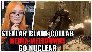 Stellar Blade Nier Collab Media MELTDOWNS GO NUCLEAR  Gamers WRECK Triggered Journos