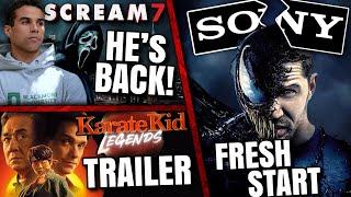 Sony To Reboot Spider-Man Spin-Offs, Scream 7 Chad Returns, Karate Kid Trailer & MORE!!