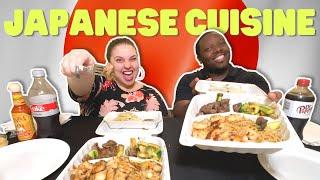 Japanese Cuisine Mukbang + Habachi [OUR ROAD RAGE STORIES! HILARIOUS]