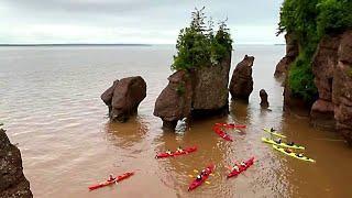 THE HIGHEST TIDE IN THE WORLD - Flood Tide and Ebb Tide