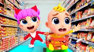 Safety At The Market Song | Good Habits | Nursery Rhymes & Kids Songs