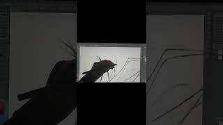 Drawing a quick character design #art #characterdesign #lineart #speeddraw
