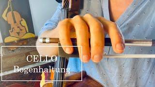 Cello Bogenhaltung