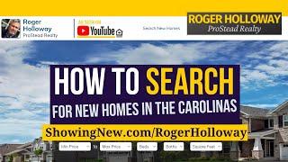 How to Search for New Homes in North Carolina - South Carolina