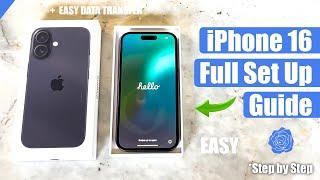 IPHONE 16 Setup Made EASY in UNDER 5 Minutes! | How To Set Up IPhone 16 Easily