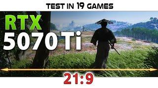 RTX 5070 Ti - 21:9 // Test in 19 Games | 3440x1440