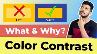 What is Color Contrast Ratio | How is it Calculated?