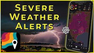 Custom Severe Weather Alerts | MyRadar Tutorial