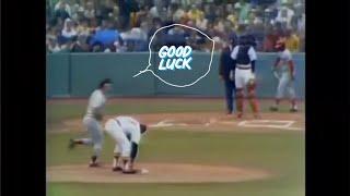 Tiant's Hesitation Pitch Irritates Pete Rose (1975 World Series)