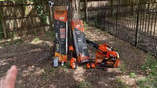 Harbor freight Atlas tool review: 80v pole saw, 80v blower and 80v string trimmer weed whacker demo