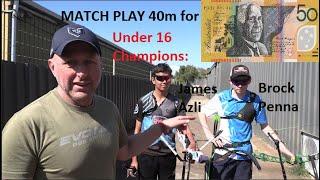 Archery Match Play - two Australian Champions who will win $50