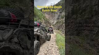 Razoring the devils punch bowl! #nature #razorworldwide #fun #mountains @PolarisORV