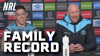Craig Fitzgibbon equals his Dad’s record: NRL Presser | NRL on Nine