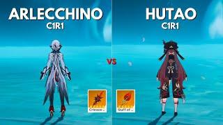 Is HuTao Still Worth It In 2024?? Arlecchino Vs hutao C1 Comparison! [Genshin Impact]