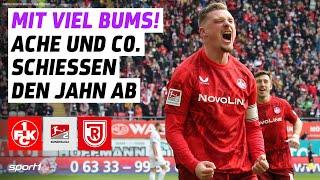 1. FC Kaiserslautern - SSV Jahn Regensburg | 2. Bundesliga Tore und Highlights 24. Spieltag