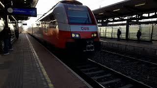 Bahnhof Pöchlarn um kurz nach 07:30 am 05.03.2025