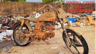 FULL Restoration 55 Years Old ruined Classic Motorcycle // Restoring 1970 HONDA 110cc MotorCycle